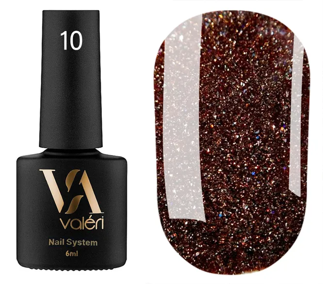 VALERI Flash Gel Polish Гель-лак світловідбивний 6 мл №010